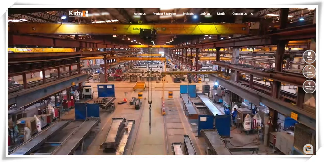 Kirby Building Systems pre-engineered steel warehouse UAE